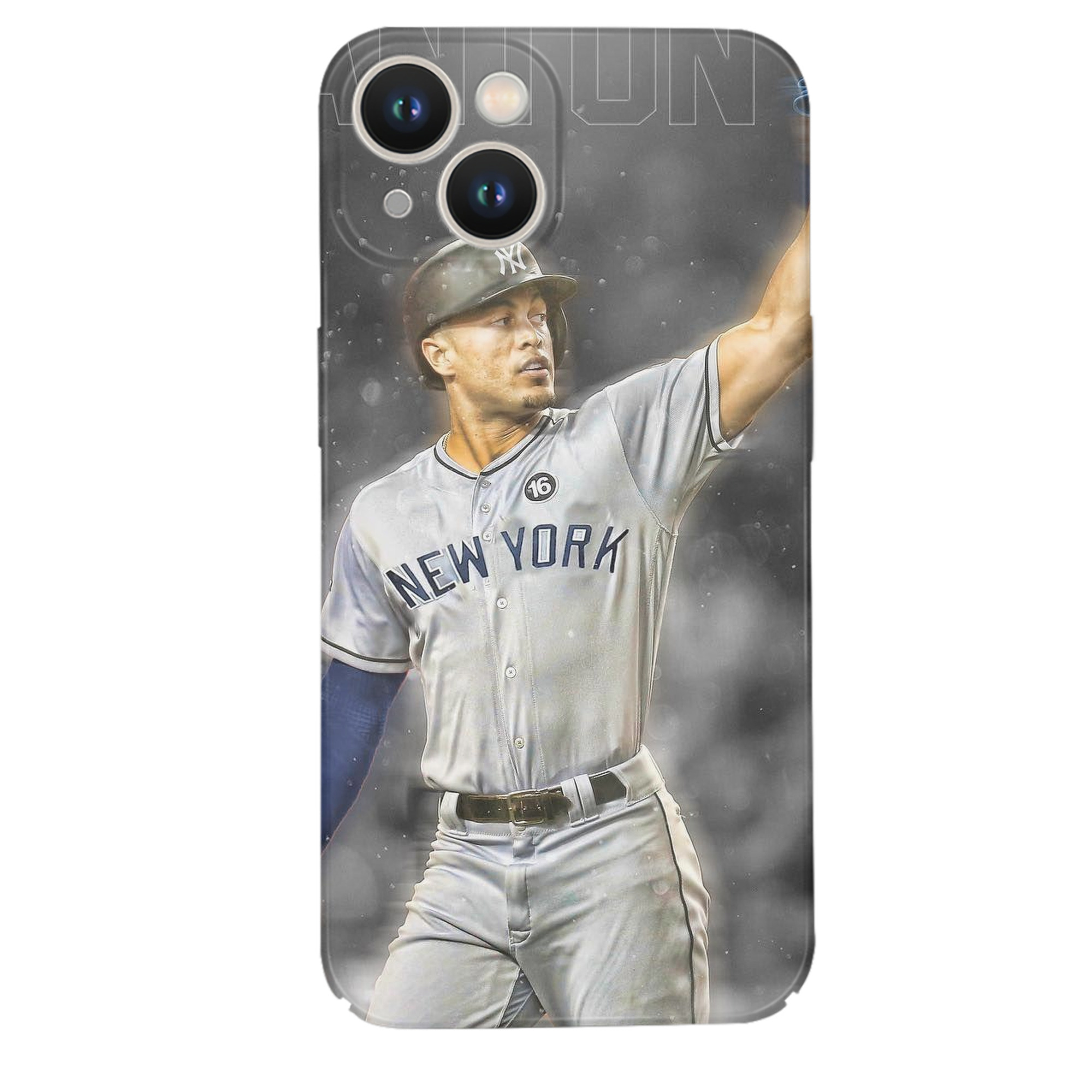 Giancarlo Stanton 25 IPhone 14 Series Full-Cover Hard Case – Shockproof With Raised Camera Protection – Precise Cutouts, Wireless Charging Compatible – Durable, Anti-Yellowing, Easy To Clean